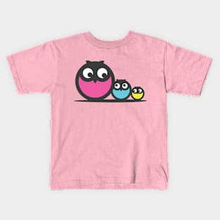 Owl Family Kids T-Shirt